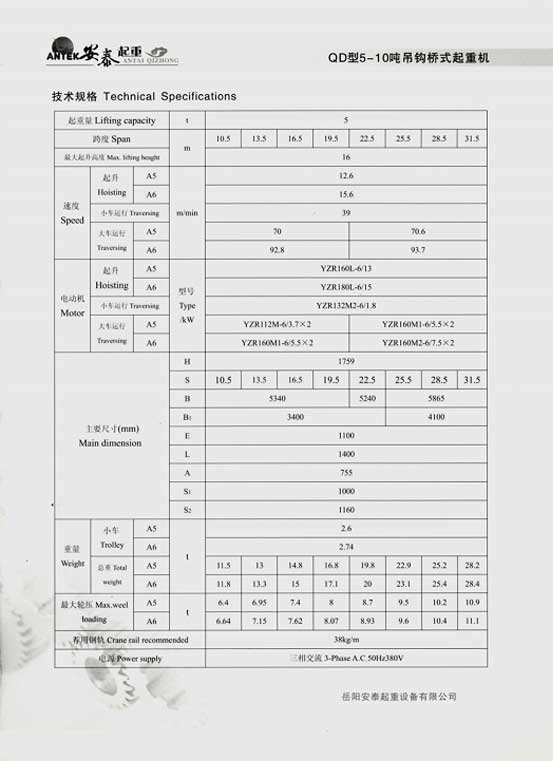 岳陽安泰起重設(shè)備有限公司 岳陽安泰起重設(shè)備有限公司